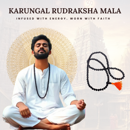 Karungali Mala – Sacred Blackwood Beads for Protection & Power