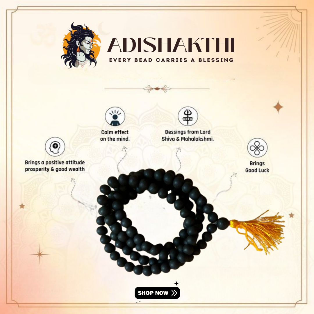 Karungali Mala – Sacred Blackwood Beads for Protection & Power